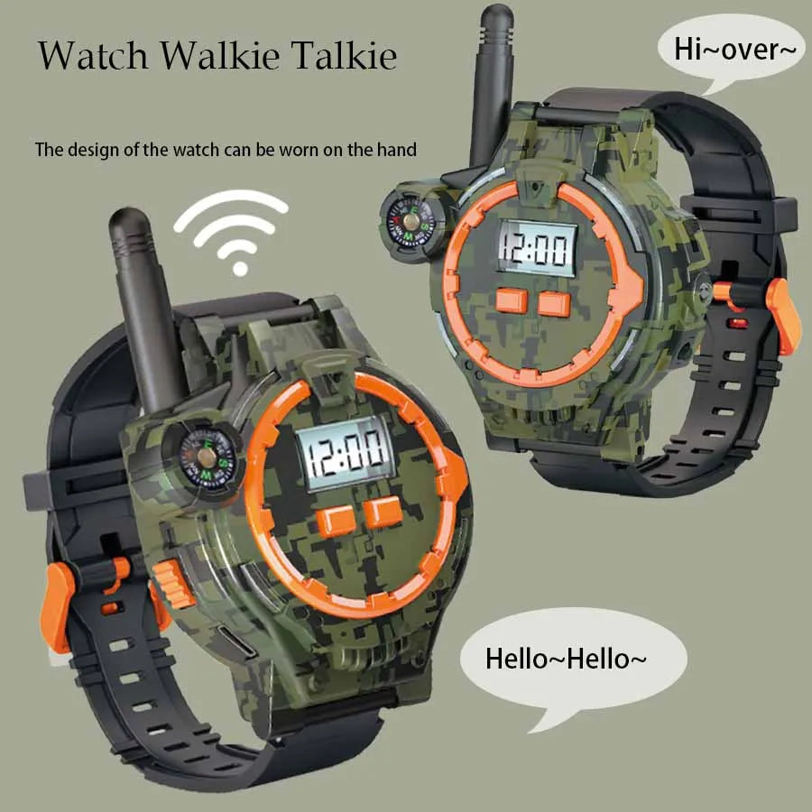 Kids Walkie-Talkie Watch Toy with Two-Way Radio
