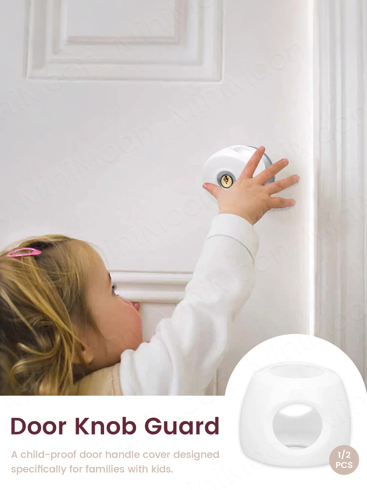 Baby Proof Door Knob Covers for Round Handles