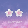 Cherry Blossom Embroidered Patches for DIY Decoration