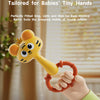 Cartoon Animal Rattle Handbell for Baby Sensory Development