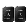 Black M-VAVE wireless in-ear monitor system showing a separate transmitter and receiver unit.