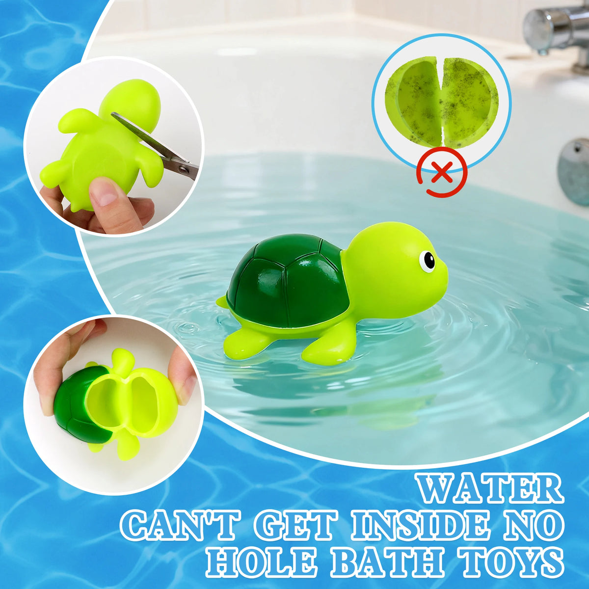 8-Piece Wind-Up Sea Animal Bath Toys Set