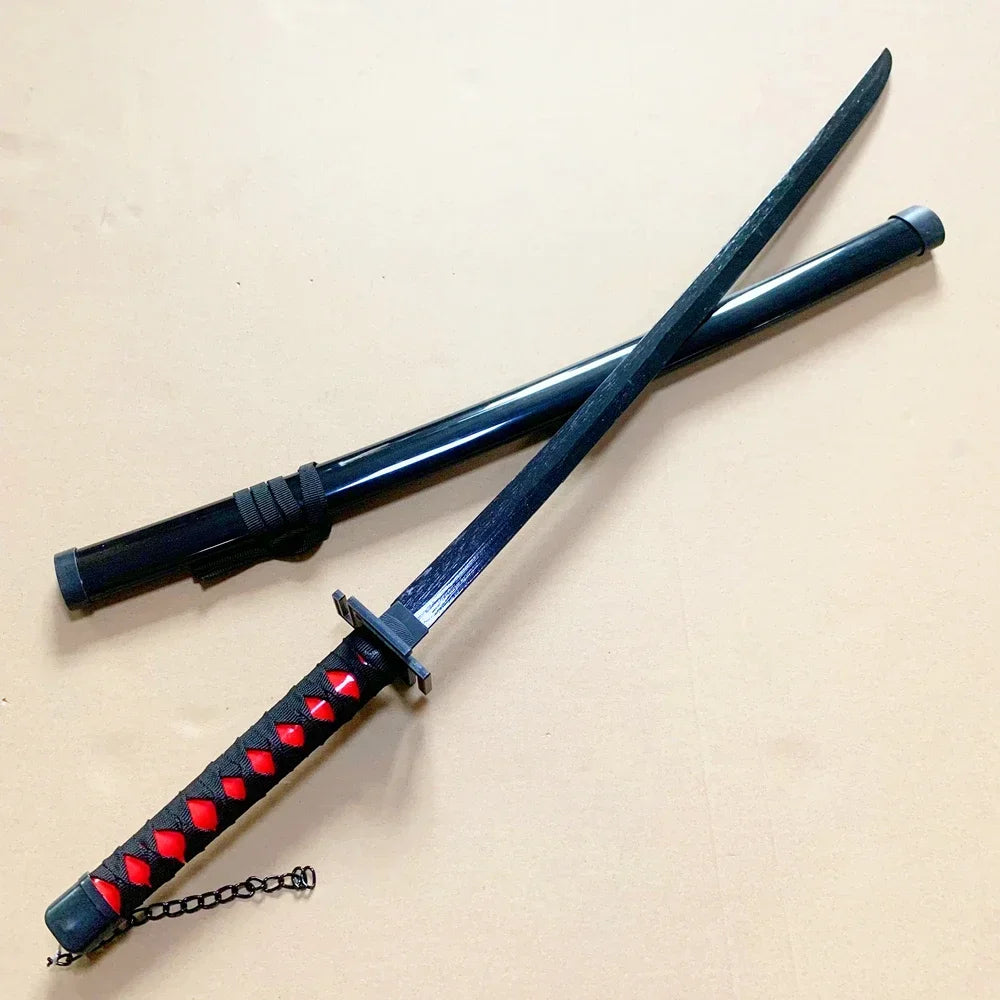 Kurosaki Ichigo Tensa Zangetsu Wooden Katana Prop Replica