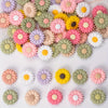 20mm Daisy Silicone Beads for DIY Jewelry & Crafts