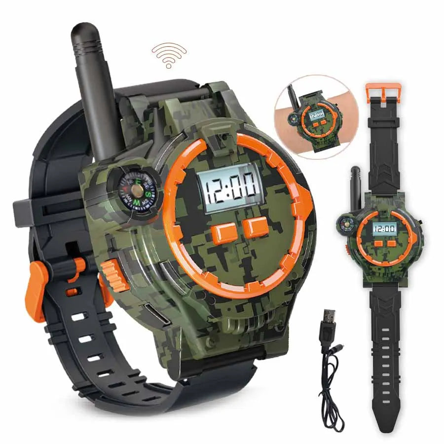 Kids Walkie-Talkie Watch Toy with Two-Way Radio