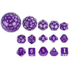 15-Piece Polyhedral Acrylic Dice Set for RPGs & Tabletop Games