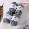 Soft Milk Cotton Yarn Value Pack - 4 Balls for Knitting & Crochet