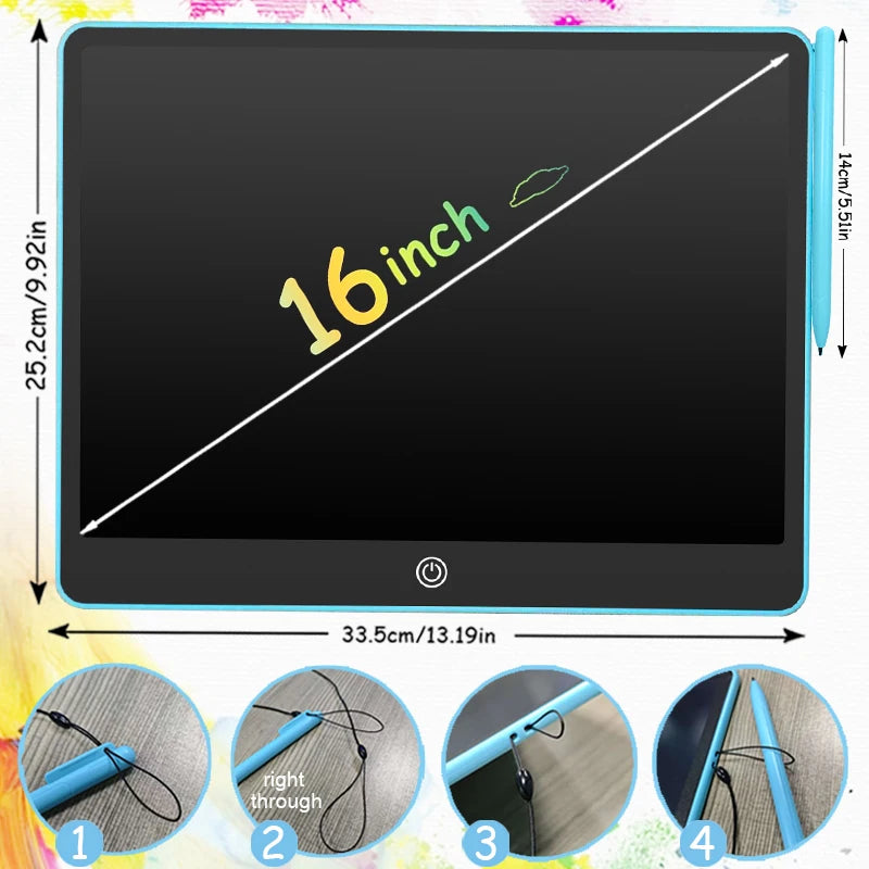 LCD Writing Tablet for Kids – Doodle Board with Lock Function