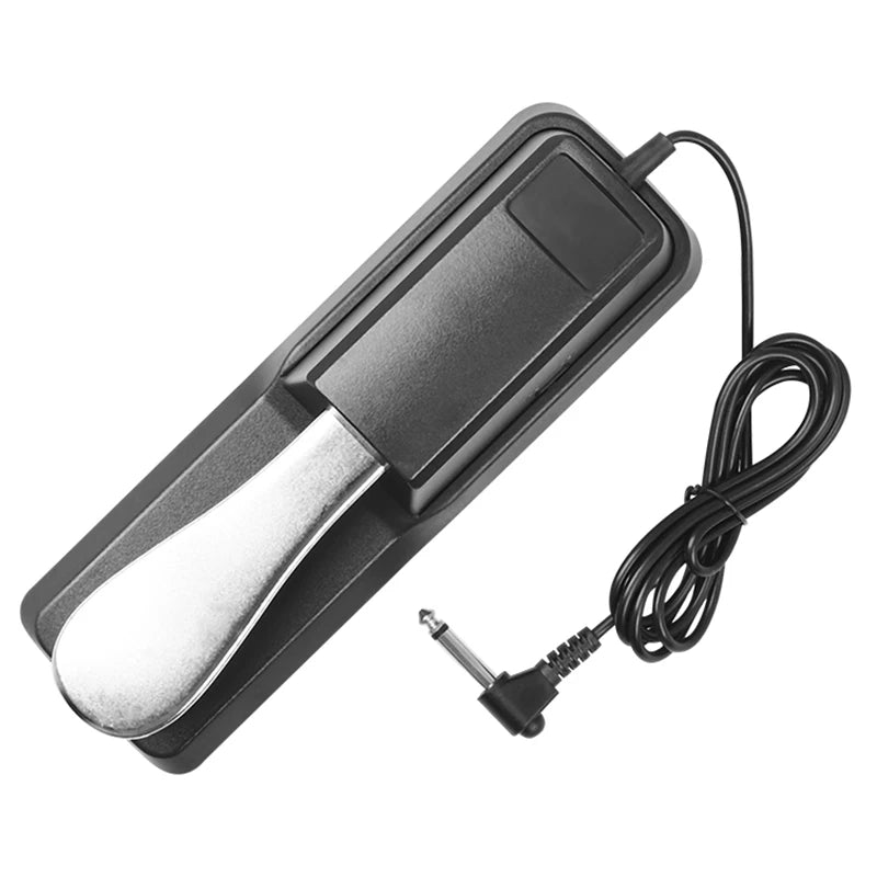 Universal Sustain Pedal with Polarity Switch for Digital Pianos and Keyboards