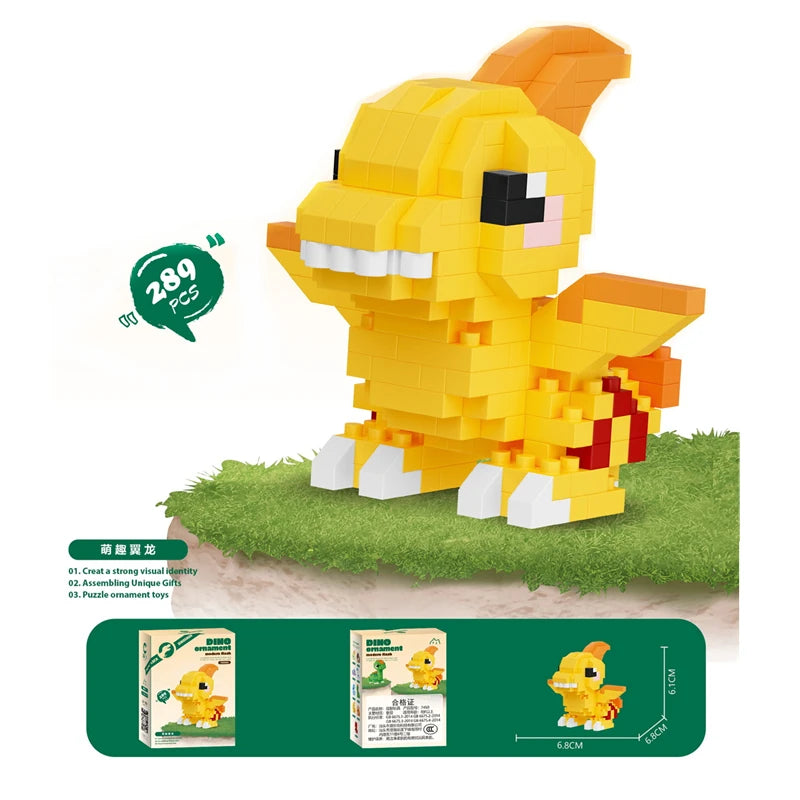 Jurassic T-Rex Micro Building Blocks Set