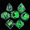 Liquid Core Dice Set for Dungeons & Dragons | Sharp Edge Resin RPG Dice
