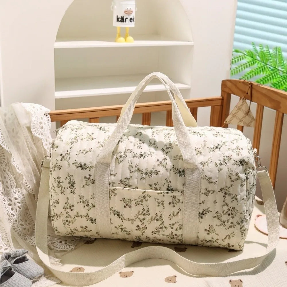 Embroidered Diaper Bag with Large Capacity for Travel & Everyday Use