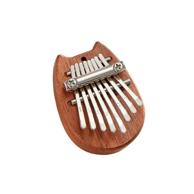 Wooden Kalimba Thumb Piano with Metal Chain
