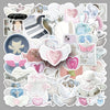 A collection of decorative wing stickers featuring various shapes, colors, and designs for mobile phones.