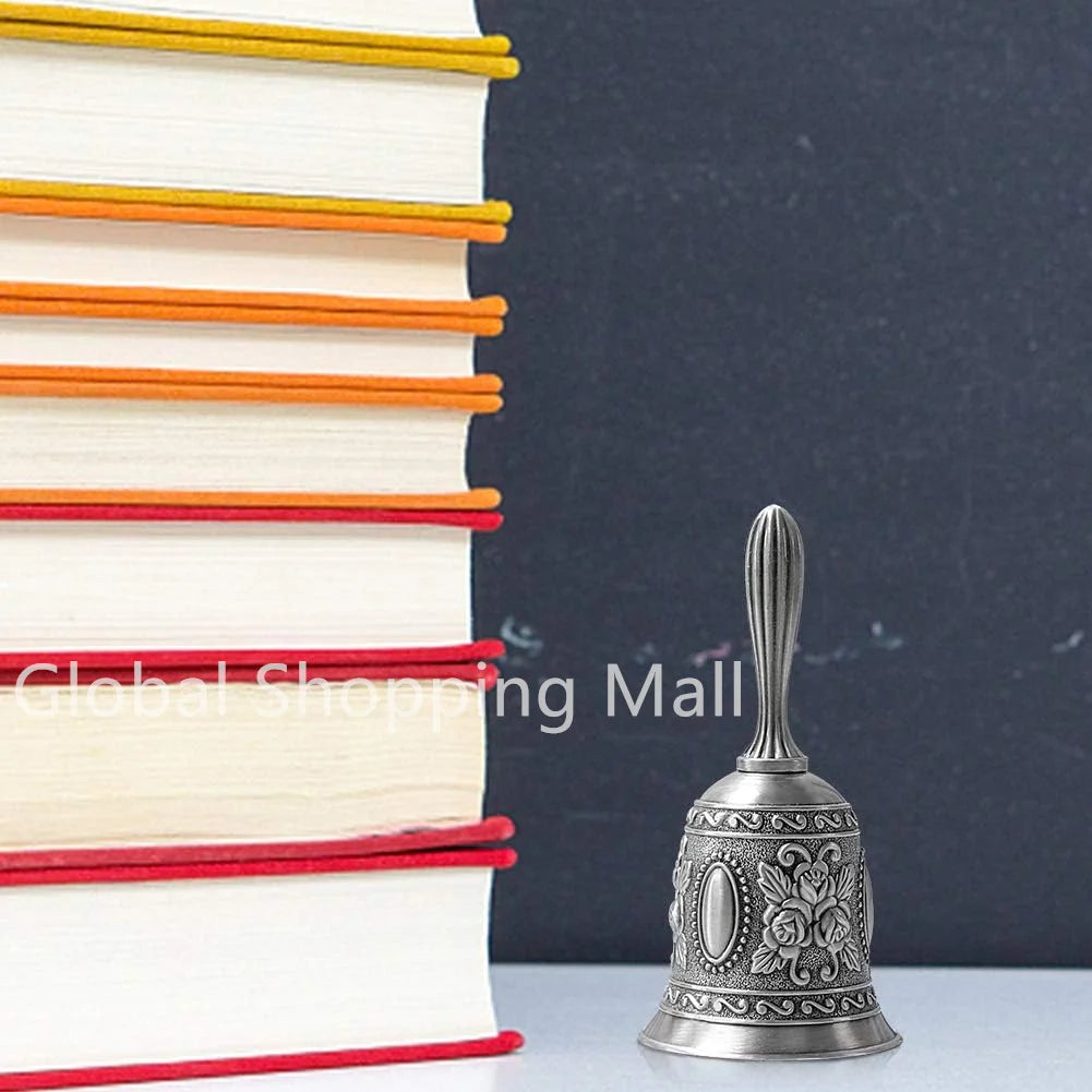 Classic Brass Hand Bell for Service, Weddings & Home Decor