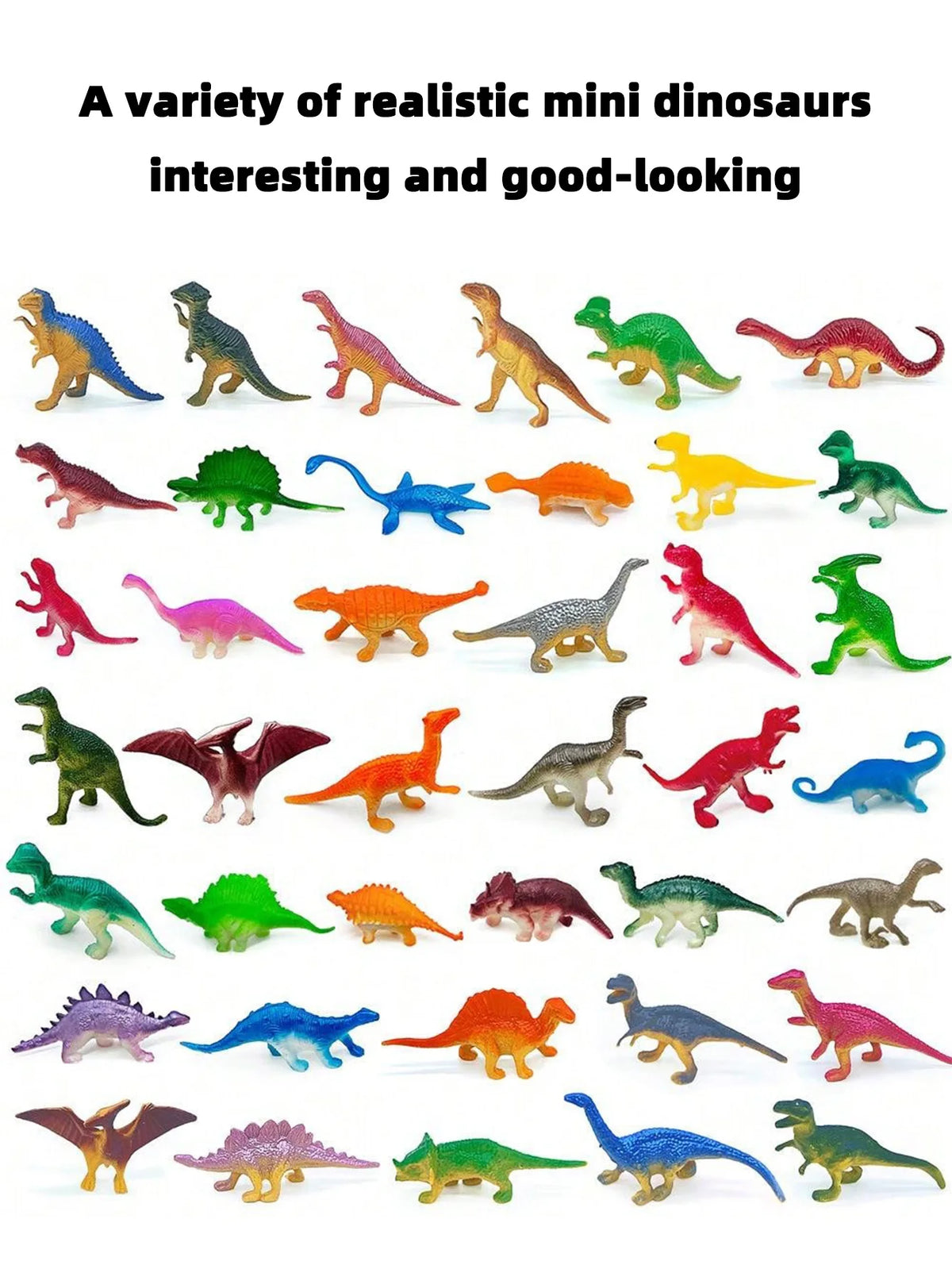 10-Piece Mini Dinosaur Figure Set for Kids and Collectors
