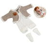 Adorable Jumpsuit Outfit for 12-Inch Reborn Dolls