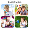A collection of mini walkie talkie sets being used by several happy children.