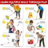 Kids Pretend Play Cleaning Set with Working Toy Vacuum