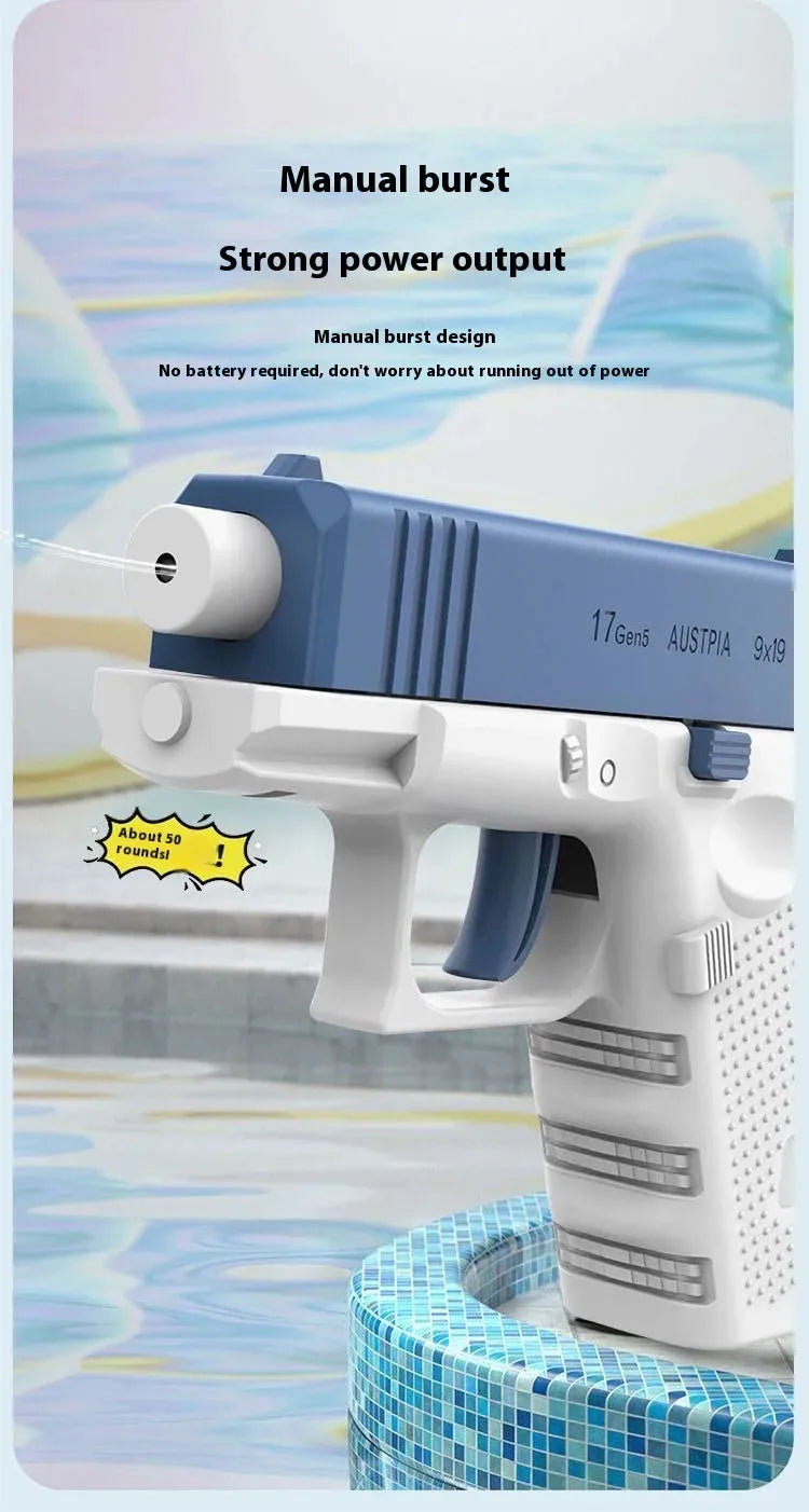 High-Pressure Non-Electric Water Pistol for Summer Outdoor Fun