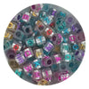 Acrylic Alphabet Beads for Jewelry Making - Mixed Letter Cubes