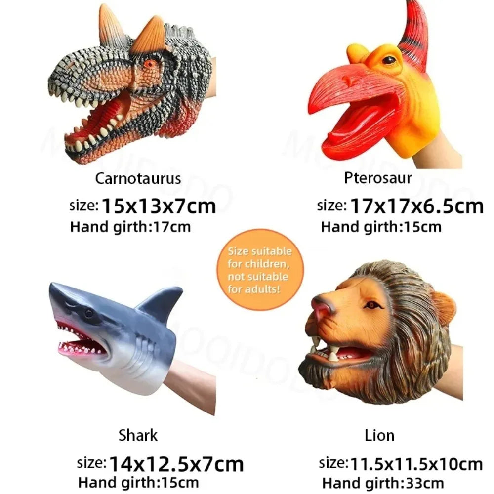 Realistic T-Rex Soft Plush Hand Puppet