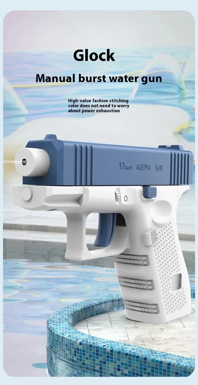 Rechargeable Electric Water Gun with Dual Firing Modes