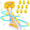 Electric Duck Stair-Climbing Toy with Lights and Music