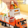 1:32 Scale Diecast Container Truck Toy – Fruit & Vegetable Transport Vehicle