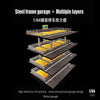 1:64 Scale Garage Diorama Model Kit with Working Lights
