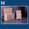 1/64 Scale Resin Tool Cabinet Set for Diorama Scenes