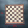 Large 52cm Foldable Chess and Checkers Board – Soft, Rollable, Tournament-Style