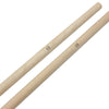 Two professional maple wood drumsticks with rubber grips labeled 5B are shown diagonally.