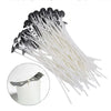 Cotton Candle Wicks Kit with Metal Stands (50-Piece)