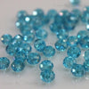 Faceted Crystal Glass Rondelle Beads for Jewelry Making
