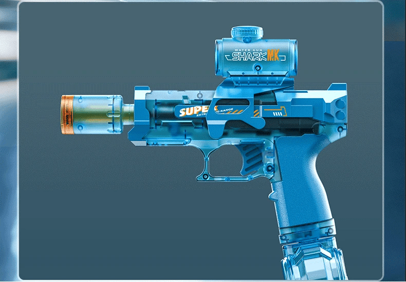 Electric Water Gun with Recoil Effect & Sensor Lights