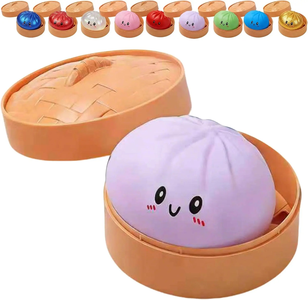 Glitter Dumpling Squishy Stress Relief Toy
