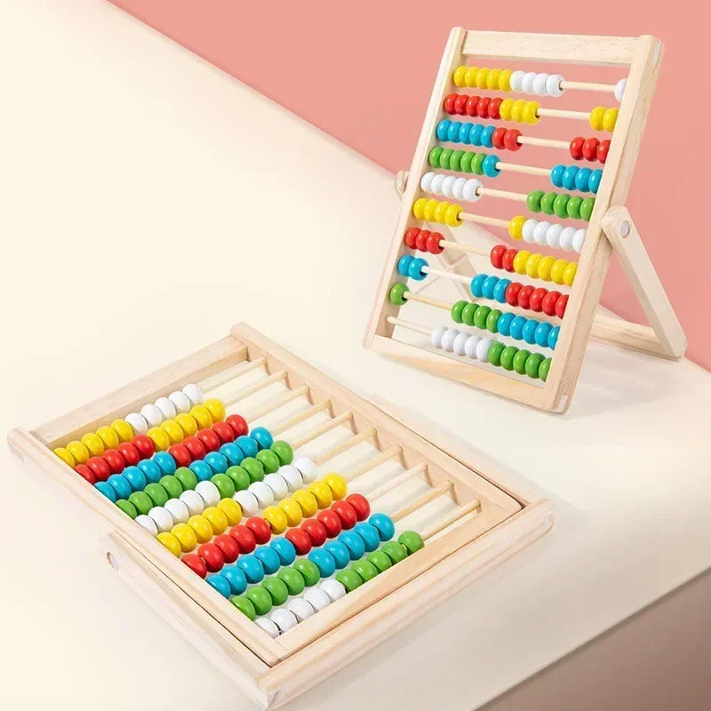 Classic Wooden Abacus with 100 Beads - Educational Counting Toy for Kids