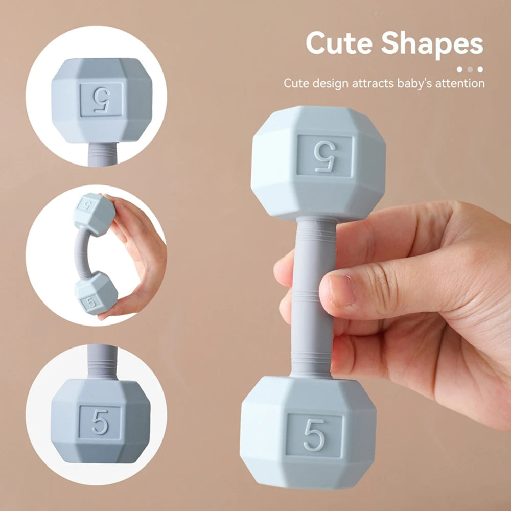 Food-Grade Silicone Rattle Teether for Babies