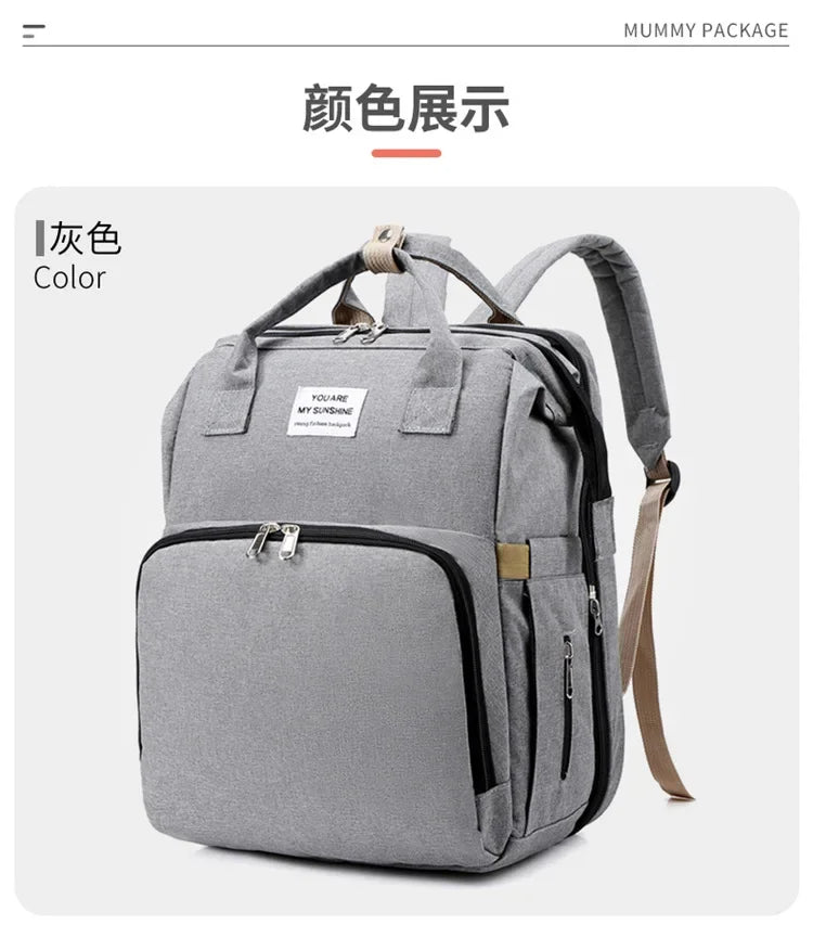 Large Capacity Diaper Bag Backpack with Changing Mat