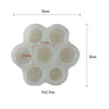 A silicone mold set with multiple flower-shaped cavities for crafting and making