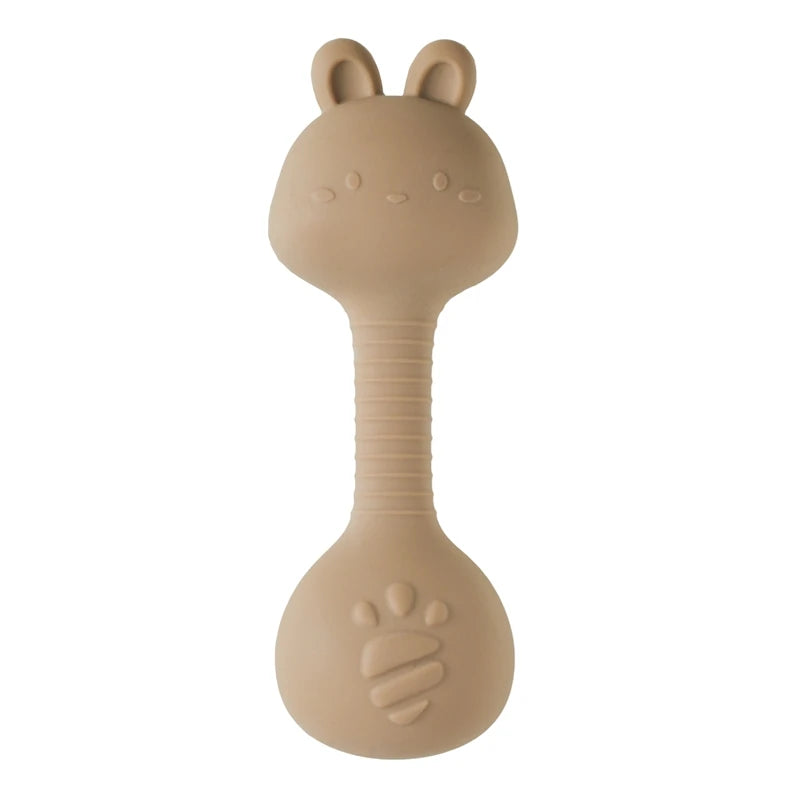 Food-Grade Silicone Rattle Teether for Babies