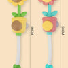 A set of two sunflower bath shower sprinkler toys for kids in yellow and pink colors.