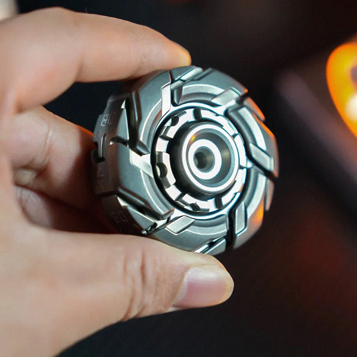 Stainless Steel Cranky Fidget Spinner for Focus and Stress Relief