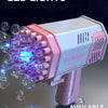 Electric Automatic Bubble Gun with 40 Holes