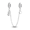 Sterling silver charm beads on a delicate chain suitable for DIY bracelet making
