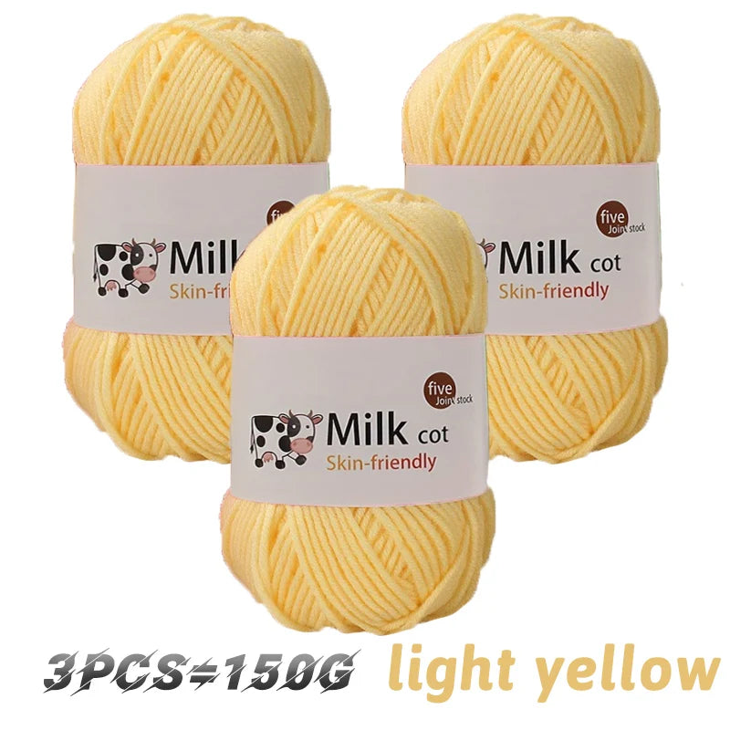 Soft Acrylic Yarn Ball – Medium Weight for Knitting & Crochet