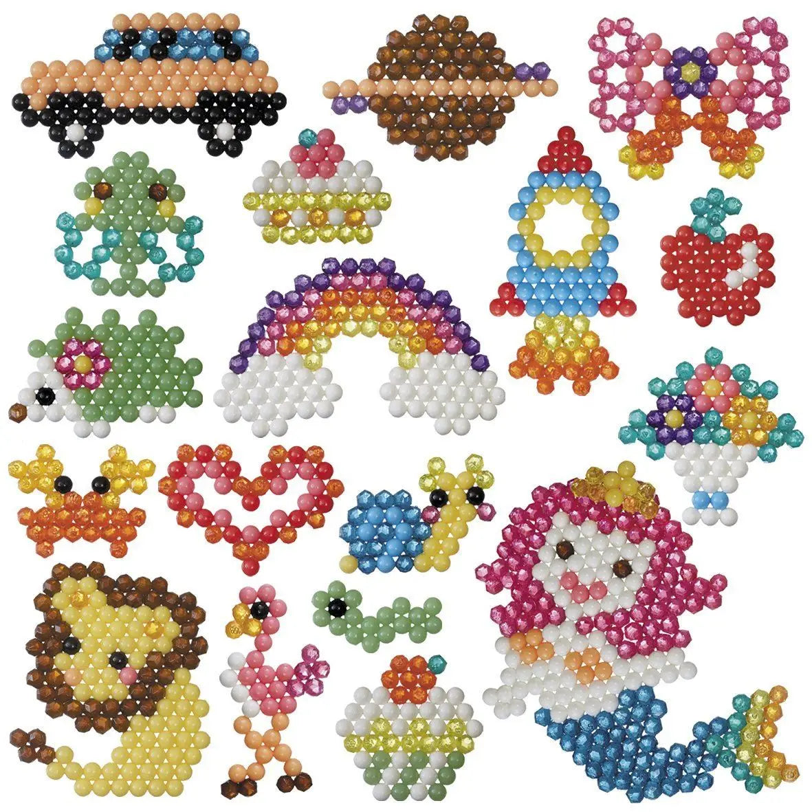 DIY Water Spray Beads Kit – 300 Pieces, 36 Colors, 3D Puzzle Craft Set for Kids