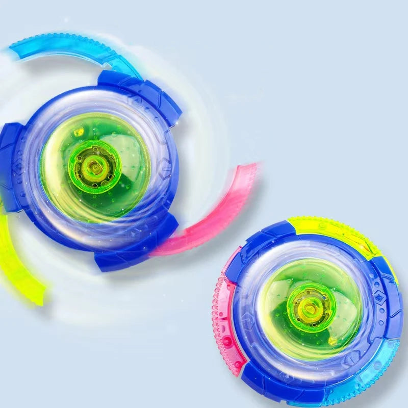 Light-Up Spinning Tops with Flashing Effects