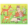 Wooden Animal Jigsaw Puzzles for Toddlers (Set of 12)